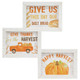 Give Thanks For The Harvest Eased Sign 3 Asstd.