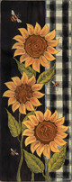 HILL770B Farmhouse Sunflowers Block