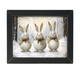 HMK627L SNOW BUNNIES 12X16 LATH
