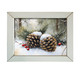 HMK628L WINTER PINECONES 12X16 LATH