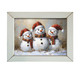 HMK630L SNOWMAN FAMILY 12X16 LATH