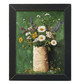 HMK703L Green Vintage Wildflower Painting