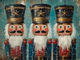 HMK710B Three Nutcrackers Block