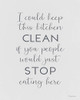 BRO143A Clean Kitchen