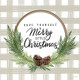 Pine Wreath Christmas Picture
