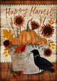 Happy Harvest Crow Picture