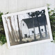 Abandoned Barn White Frame