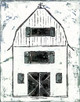 NOR181 White Barn Sketch Picture