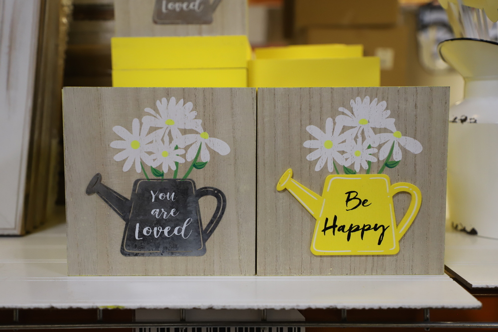 SIGN WATER CAN 6" TABLE TOP JanMichaels Art and Home