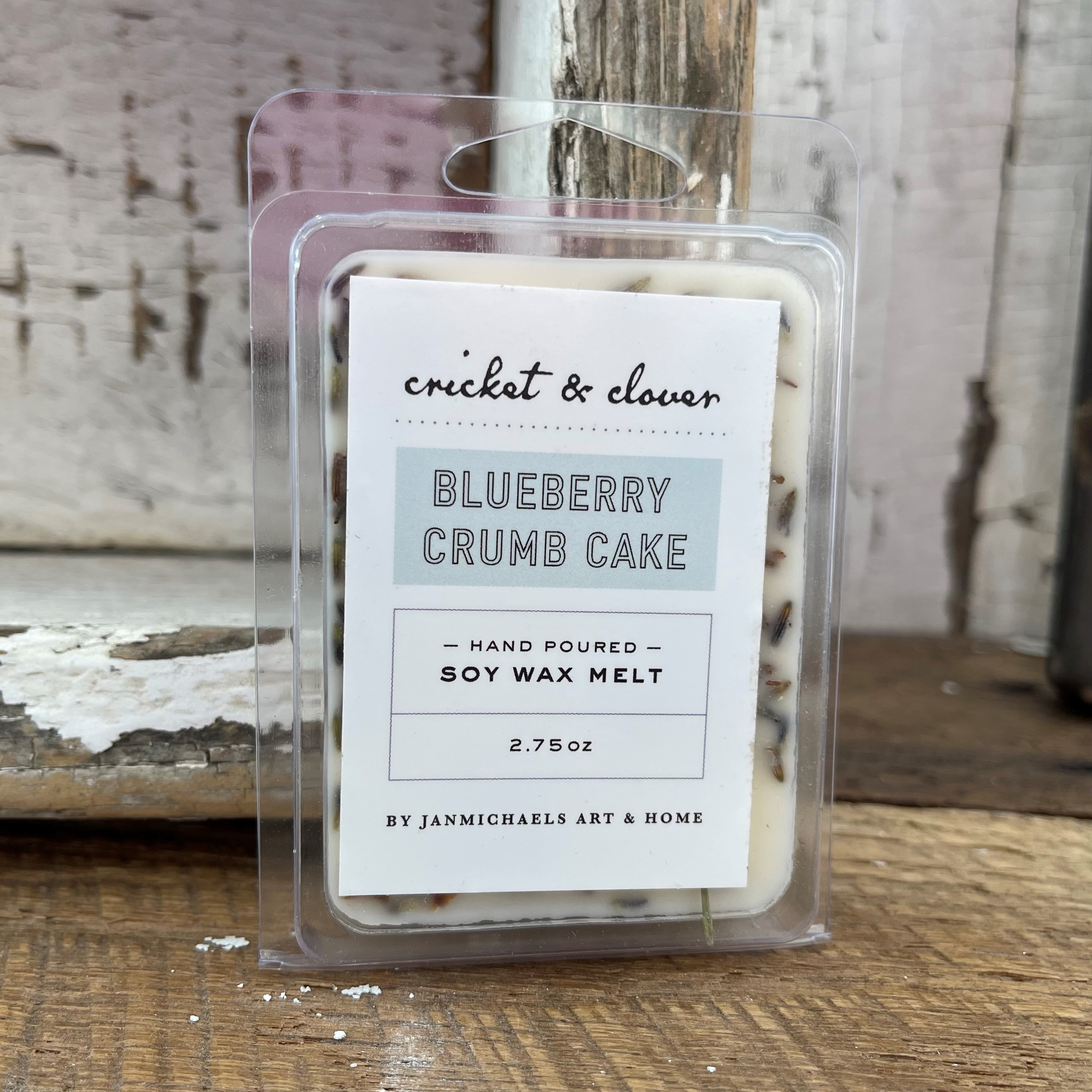 Cricket & Clover Blueberry Crumb Cake 12oz Uber Scented All Natural Soy  Candle