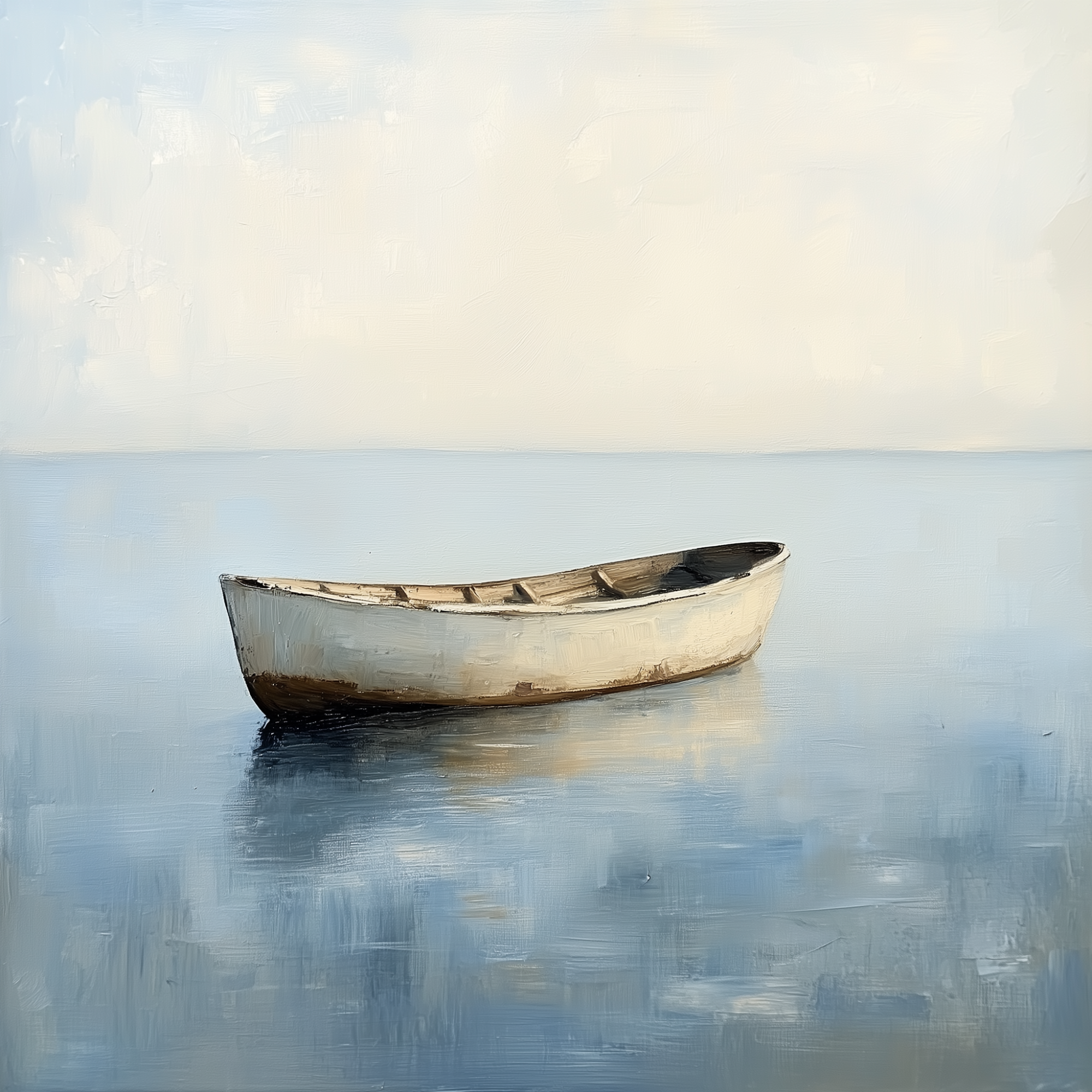 Ocean Frame Box HMK304 Boat in the Ocean Box Frame - JanMichaels Art and Home