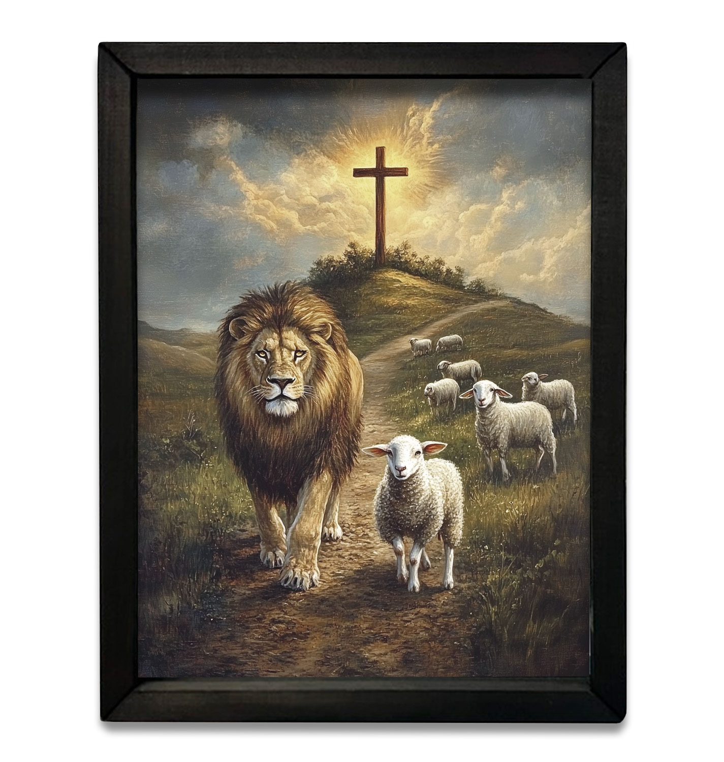 HMK984 Lion and Lamb Box Frame
