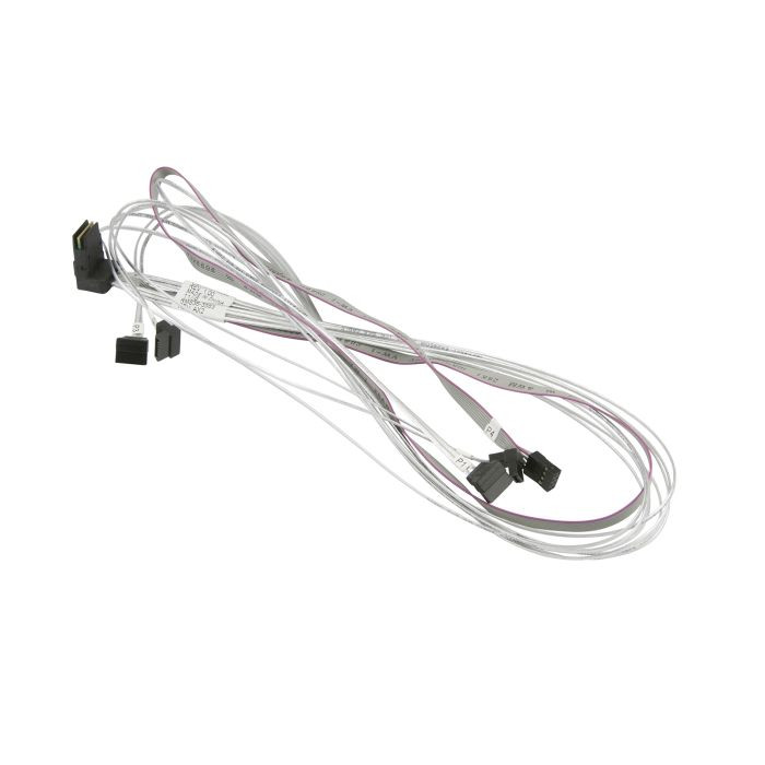 Supermicro Mini-SAS HD-4 SATA Cable for SuperServer F619H6-FT, 43/40/40/43CM, compatible with Supermicro servers