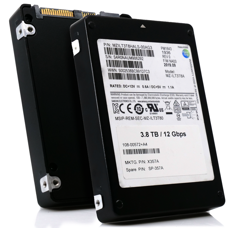 1年保証/再生品】NetApp X357A 3.84TB SAS 12Gb/s 2.5 SSD ? PN 108