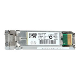 SFP-10G-SR - Cisco 10Gb/s 10GBase-SR Multi-Mode Fiber 300m 850nm Duplex LC Connector SFP+ Transceiver Module