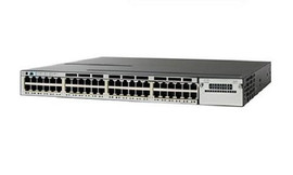 WS-C3850-48P-E - Cisco Catalyst 3850-48P 48-Ports PoE+ 1GbE Switch