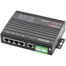 32045-6 - Comtrol RocketLinx ES7105 Ethernet Switch 5 Ports 4 x POE 10/100Base-TX PoE Ports