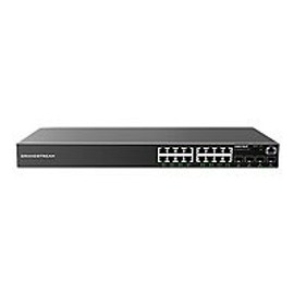 GWN7802P - Grandstream 16-Port PoE Layer 2+ Managed Network Switch