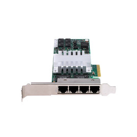 WLA8494GTBLK - Intel PRO/1000 GT 4 x Ports RJ-45 1Gb/s 10/100/1000Base-T Gigabit Ethernet PCI-X Server Network Adapter Card
