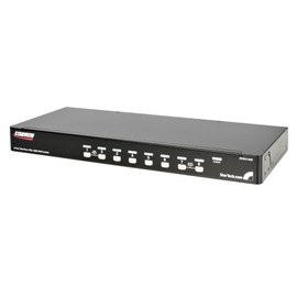 SV831HD - Startech 8-Ports 1U Rack-mountable USB PS/2 KVM Switch with OSD