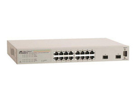 AT-GS950/16-30 - Allied Telesis 16-Port Gigabit WebSmart Switch 16 x 10/100/1000Base-T LAN 2 x SFP (mini-GBIC) Managed Ethernet Switch