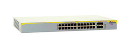 AT-8000GS/24-30 - Allied Telesis Stackable Ethernet Switch 4 x SFP (mini-GBIC) Shared 24 x 10/100/1000Base-T LAN
