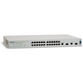 AT-FS750/24 - Allied Telesis 24-Port Fast Ethernet WebSmart Switch 24 x 10/100Base-TX LAN 2 x SFP (mini-GBIC) Ethernet Switch