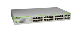 AT-GS950/24-30 - Allied Telesis 24-Port Gigabit WebSmart Switch 24 x 10/100/1000Base-T LAN 2 x SFP (mini-GBIC) Managed Ethernet Switch