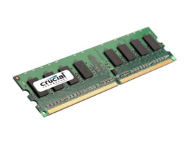 CT25664AA800.S16F - Crucial 2GB DDR2-800MHz PC2-6400 non-ECC Unbuffered CL6 240-Pin DIMM Memory Module