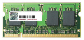 TS1GFJ165 - Transcend 1GB DDR2-533MHz PC2-4200 non-ECC Unbuffered CL4 200-Pin SoDimm Dual Rank Memory Module