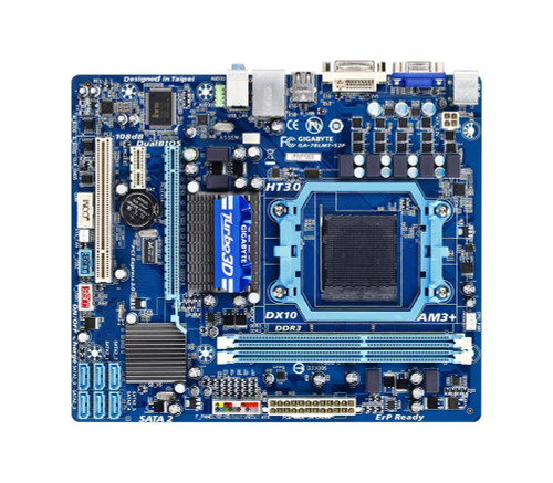 GA-78LMT-S2P - Gigabyte Tech - Gigabyte Motherboard Rev.5.1 AMD 760G AM3+ AM3 DDR3 Micro ATX