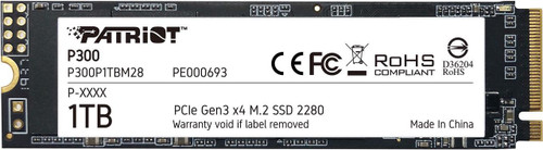 Patriot - P300P1TBM28 - SSD 1TB NVMe PCIe 3.0 x4 M.2