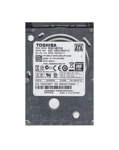 Toshiba - HDKCB17D2A01 - HDD 320GB 5400RPM SATA 6Gb/s 2.5"