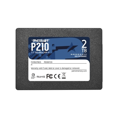 P210S2TB25 - Patriot - P210 2TB SATA 6Gb/s 2.5-Inch Solid State Drive