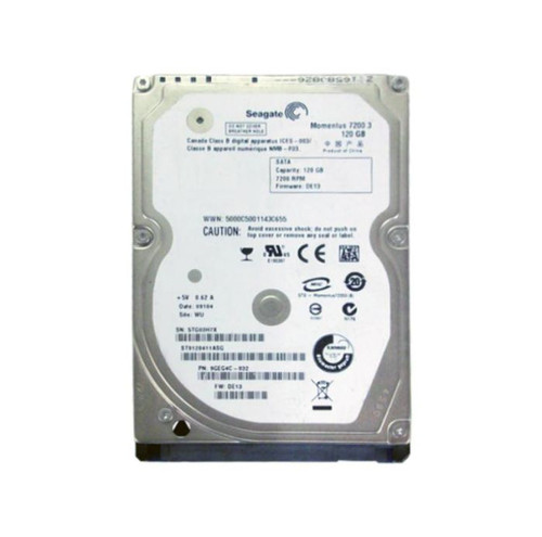 Seagate - 9GEG4C-032 - HDD 120GB 7200RPM SATA 3Gb/s 2.5"