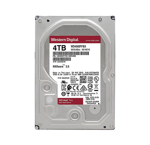 Western Digital - WD4003FFBX-68MU3N0 - HDD 4TB 7200RPM SATA 6Gbps 3.5"