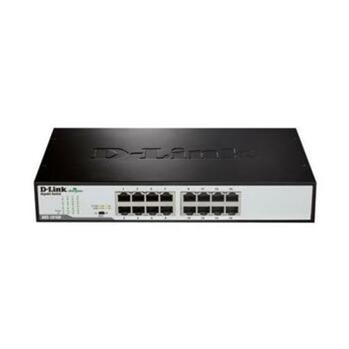 DGS-1016D/B - D-LINK - D-Link DGS-1016D 16-Port Copper Gigabit Switch 16 x 10/100/1000Base-T LAN Ethernet Switch