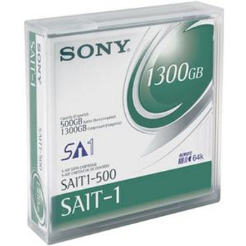 Sony - SAIT1500N - Tape Cartridge S-AIT1 500GB Native 1.3TB Compressed