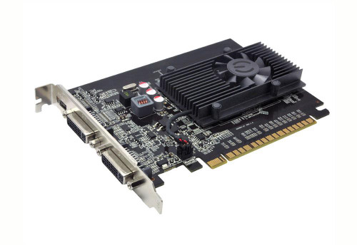 EVGA GeForce GT 610 1GB DDR3 Graphics Card Dual DVI/Mini HDMI - Compatible with PCI Express 2.0 x16 - SKU 01G-P3-2616-KR