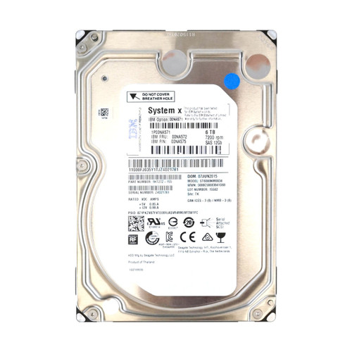 IBM - 00NA572 - HDD 6TB 7200RPM SAS 12Gb/s 3.5"