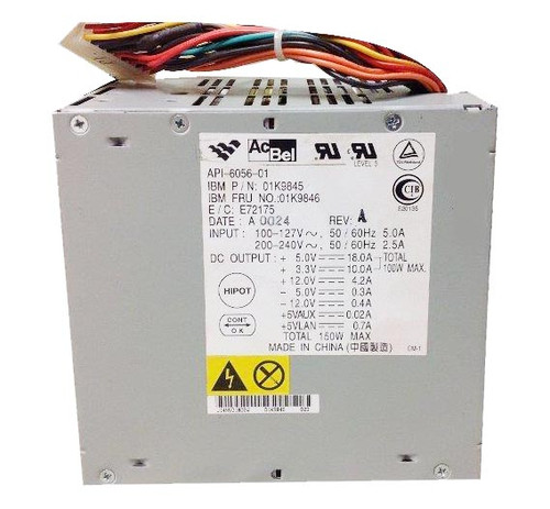 IBM 145W 200-240V AC ATX Power Supply for 300GL 6275 6561 6263 6591 6862 - Compatible with IBM 300GL series servers