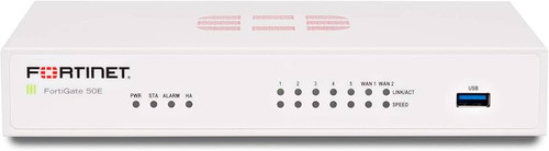 Fortinet - FG-50E-BDL-871-12 - Firewall 7-Port Gigabit RJ-45
