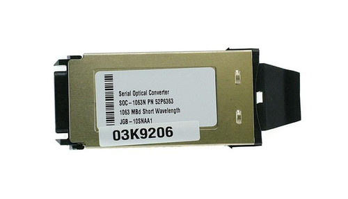 03K9206 - IBM - 1Gbps Fibre Channel Short Wave Duplex SC Connector GBIC Transceiver Module for Netfinity 5600