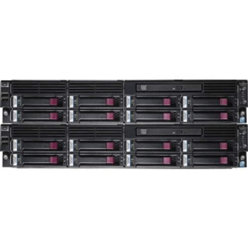 HP StorageWorks P4300 G2 7.2TB SAS Starter SAN Solution S-Buy, compatible with ProLiant servers, ideal for data storage.