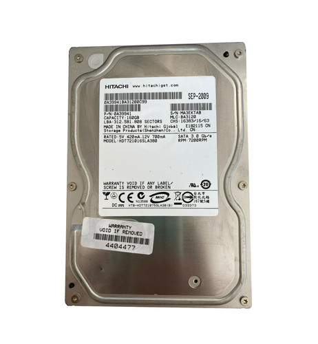 Hitachi - 0A39941 - HDD 160GB 7200RPM SATA 3Gb/s 3.5"
