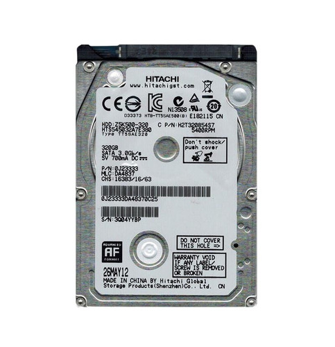 Hitachi - 0J23333 - HDD 320GB 5400RPM SATA 3Gb/s 2.5"