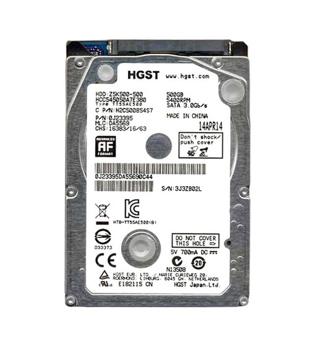 Hitachi - 0J23395 - HDD 500GB 5400RPM SATA 3Gb/s 2.5"