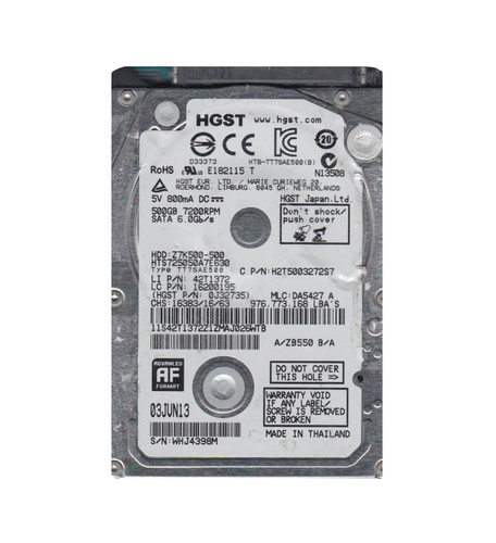 Hitachi - 0J32735 - HDD 500GB 7200RPM SATA 6Gb/s 2.5"