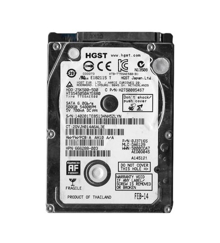 Hitachi - 0J37165 - HDD 500GB 5400RPM SATA 6Gb/s 2.5"