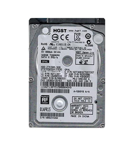 Hitachi - 0J38653 - HDD 320GB 7200RPM SATA 6Gb/s 2.5"